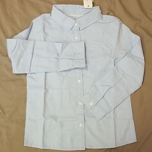 Boys Long Sleeve Shirts Light Blue